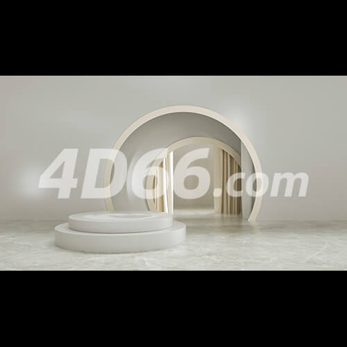 c4d场景模型,c4d电商场景模型,C4D简约大气场景模型